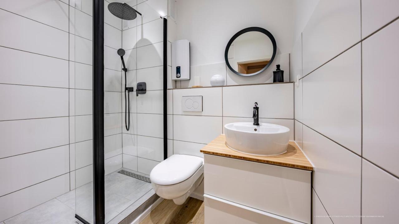 Flair: Stylisches Apartment - Netflix - Basf - Uni Mannheim 莱茵河畔路德维希港 外观 照片